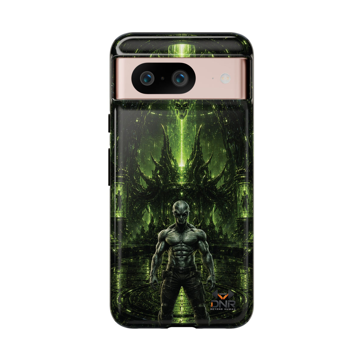 The Abductor Cyber Demon Warrior Tough Case | Sci‑Fi Gothic Phone Armor google phone cases