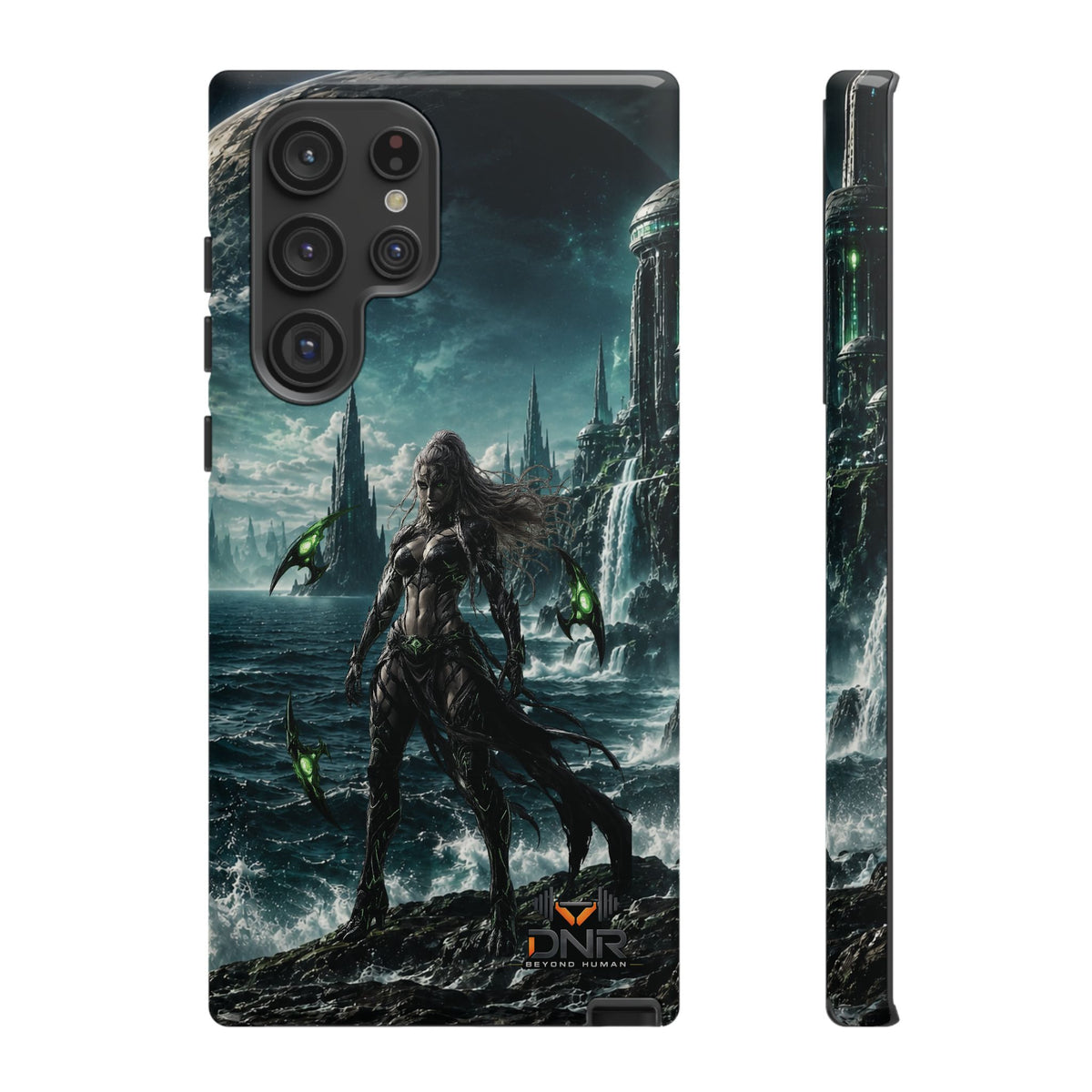 Siren of Nereus phone case | sci-fi ocean warrior armor art, Samsung case