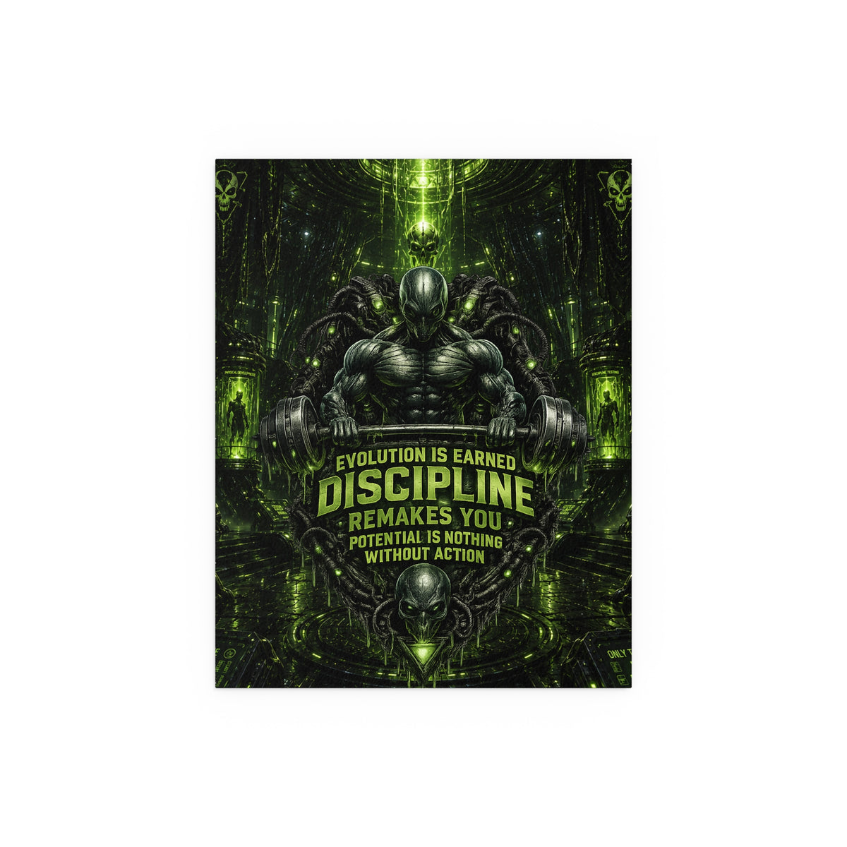 Motivational Gym Poster — The Abductor Silk Poster (Indoor/Outdoor)