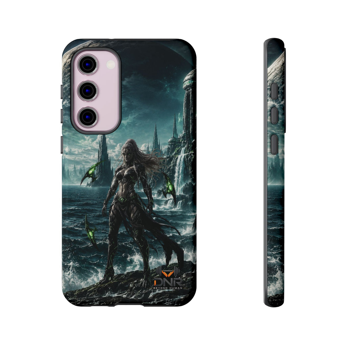 Siren of Nereus phone case | sci-fi ocean warrior armor art, Samsung case