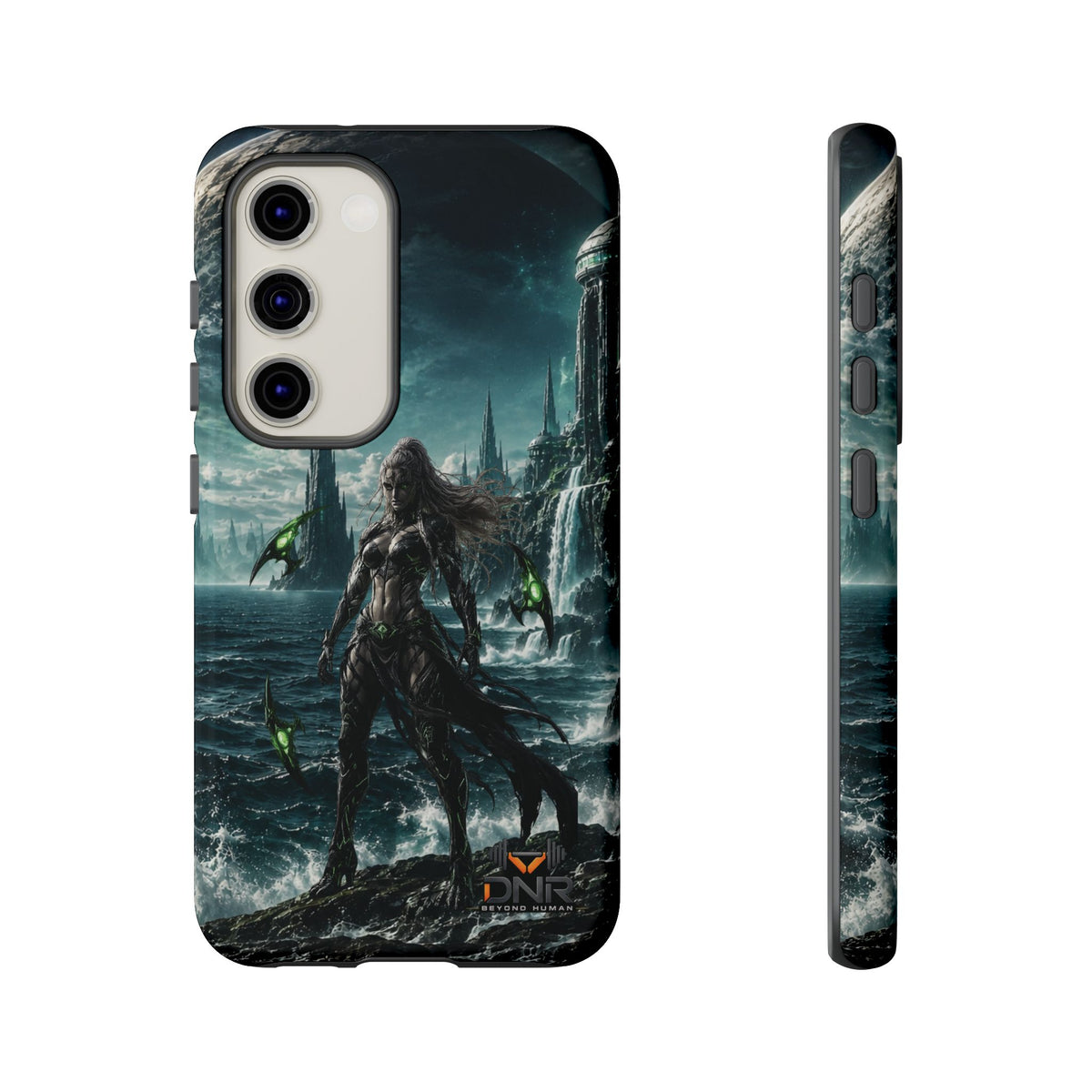 Siren of Nereus phone case | sci-fi ocean warrior armor art, Samsung case