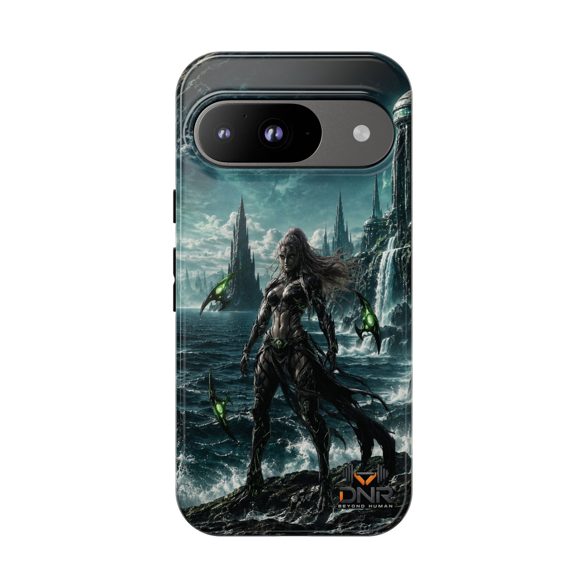 Siren of Nereus phone case | sci-fi ocean warrior armor art, google phones