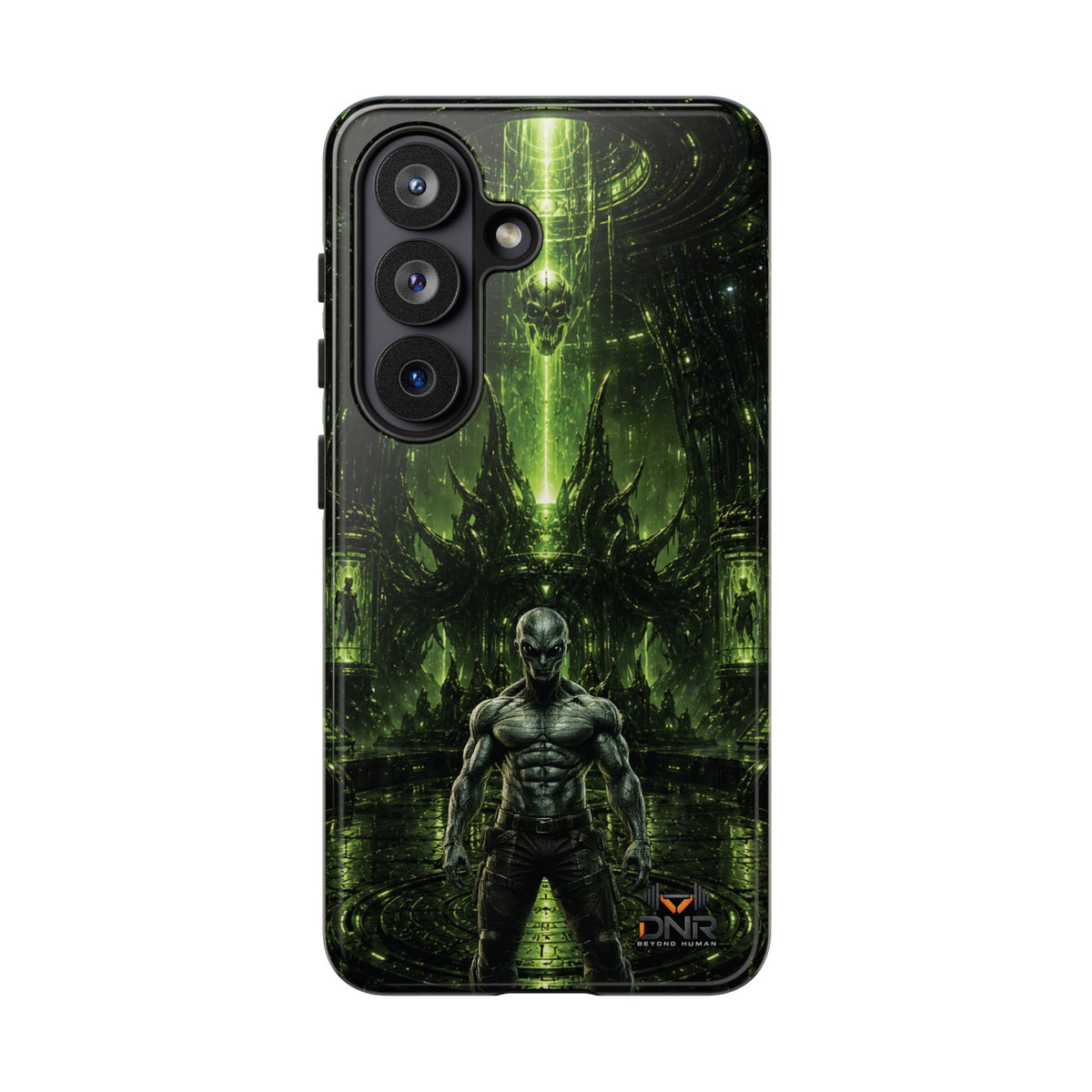 The Abductor Cyber Demon Warrior Tough Case | Sci‑Fi Gothic Phone Armor samsung cases