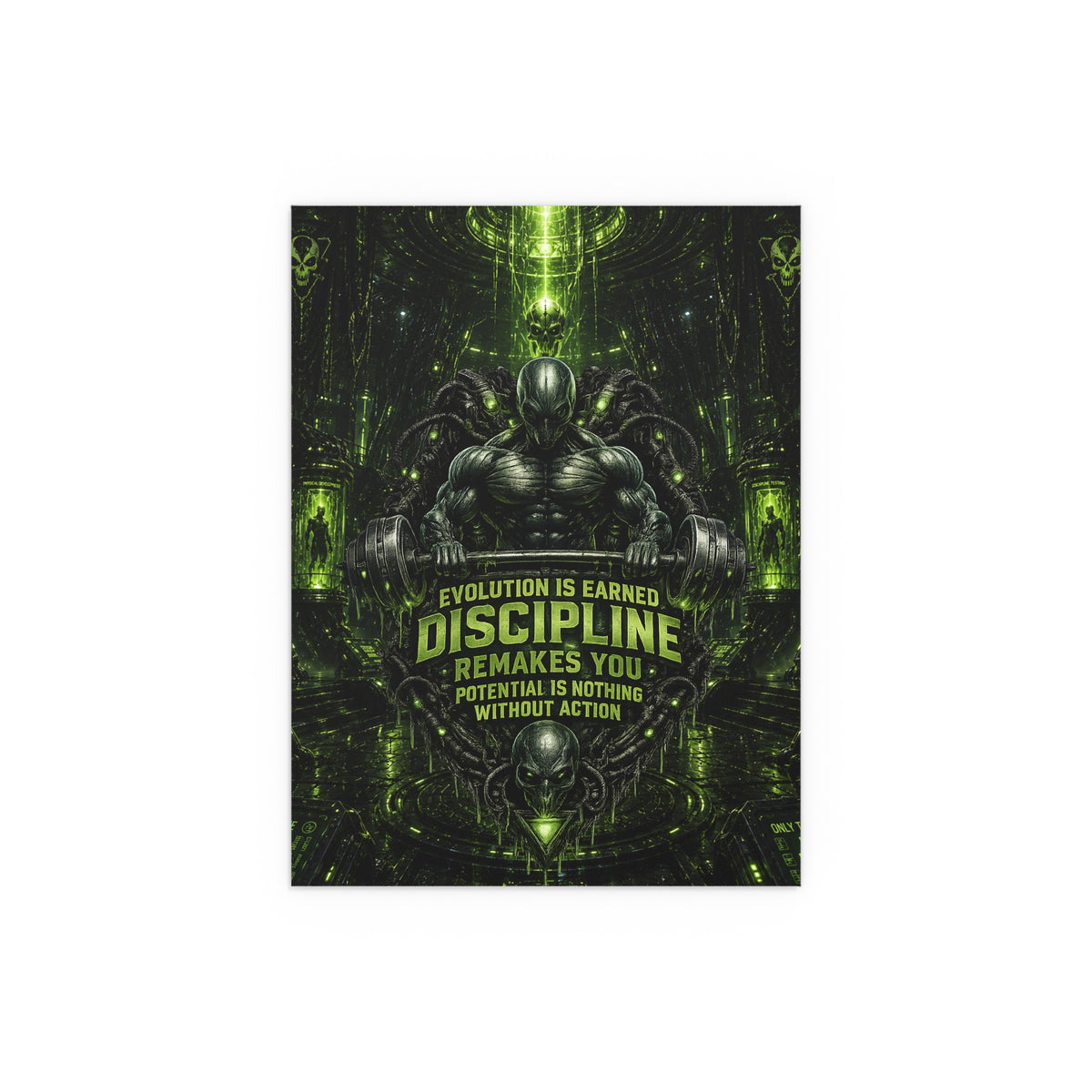 Motivational Gym Poster — The Abductor Silk Poster (Indoor/Outdoor)