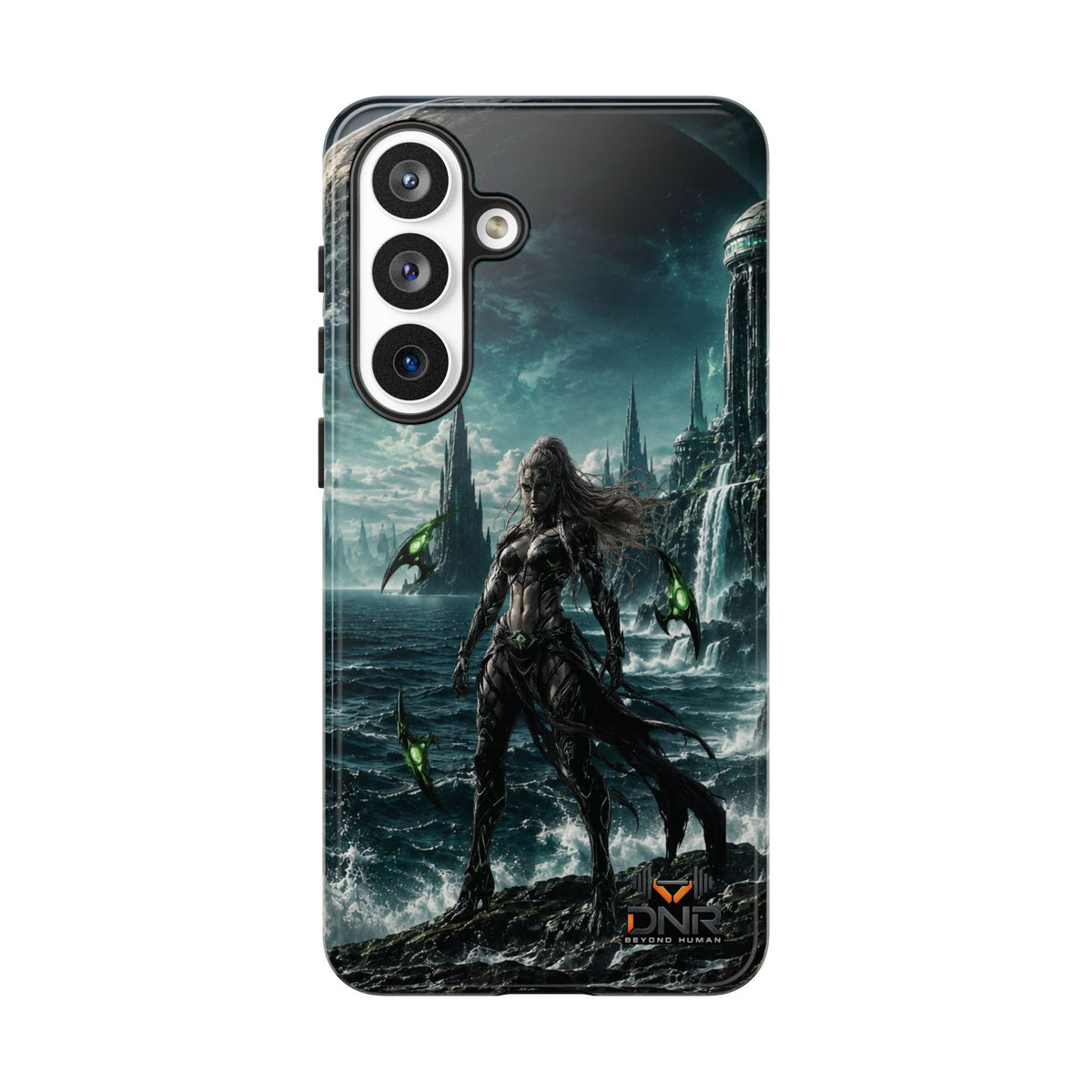 Siren of Nereus phone case | sci-fi ocean warrior armor art, Samsung case