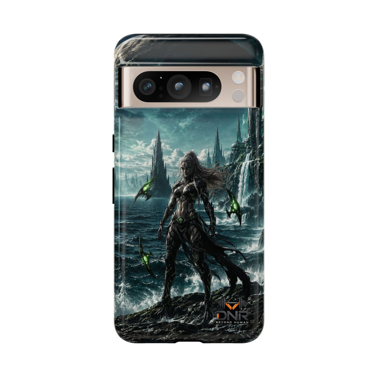 Siren of Nereus phone case | sci-fi ocean warrior armor art, google phones