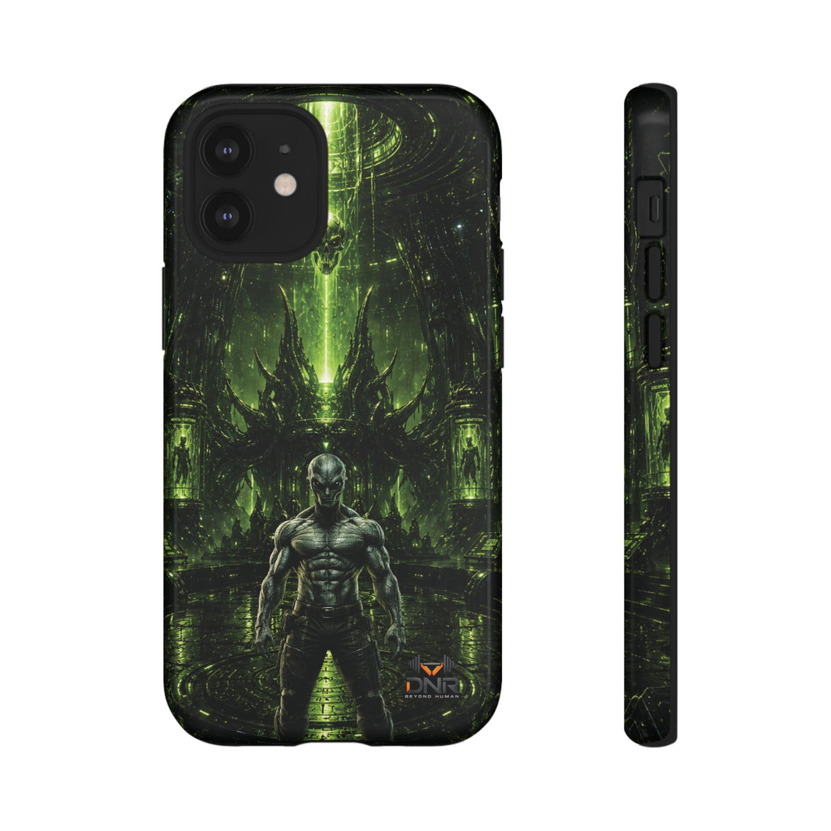 The Abductor Cyber Demon Warrior Tough Case | Sci‑Fi Gothic Phone Armor iphone cases