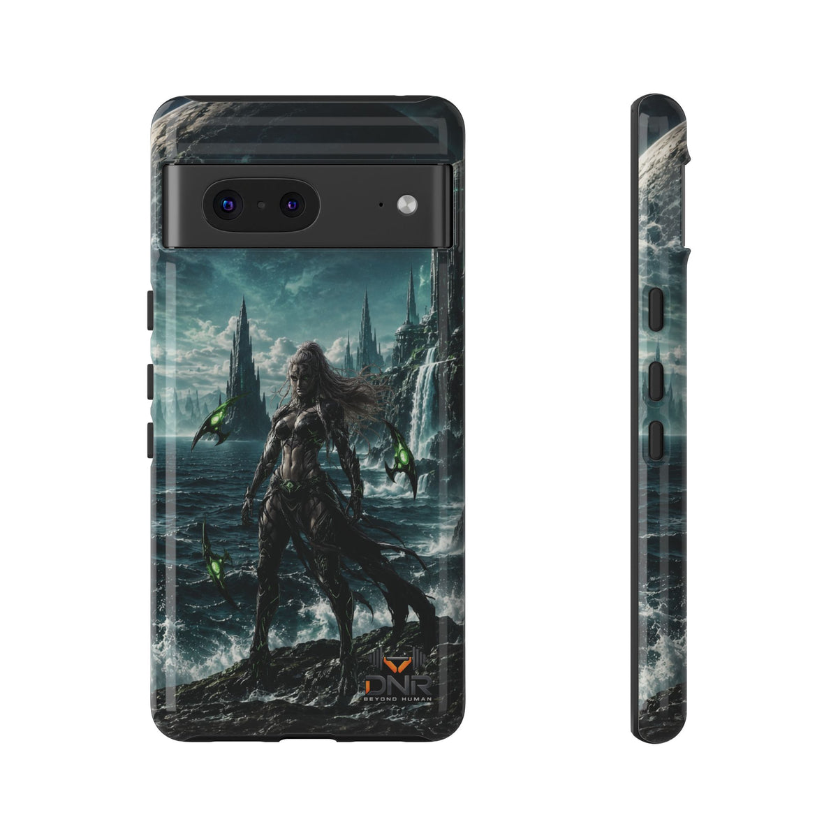 Siren of Nereus phone case | sci-fi ocean warrior armor art, google phones