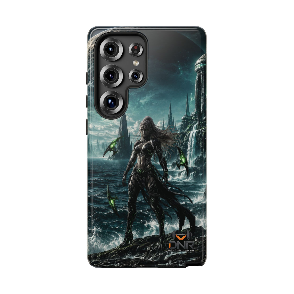 Siren of Nereus phone case | sci-fi ocean warrior armor art, Samsung case