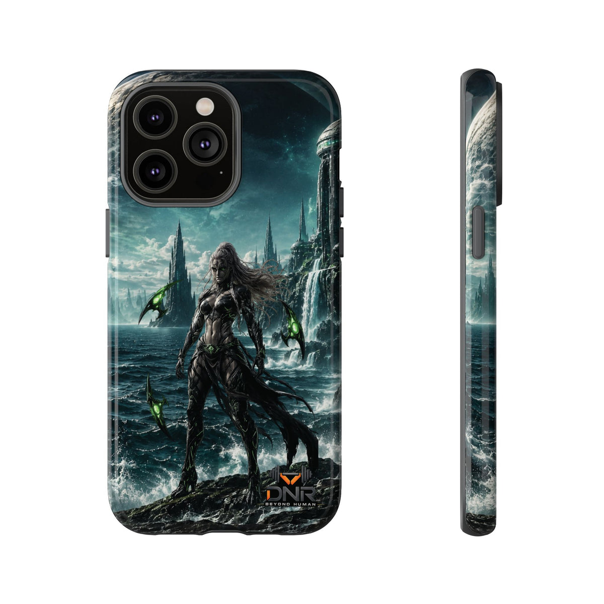 Siren of Nereus phone case | sci-fi ocean warrior armor art, iphone cases