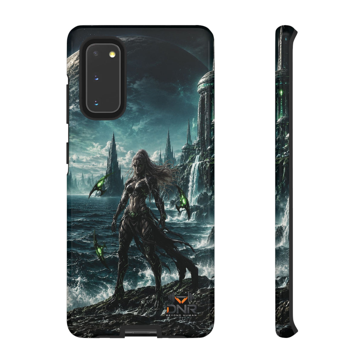 Siren of Nereus phone case | sci-fi ocean warrior armor art, Samsung case