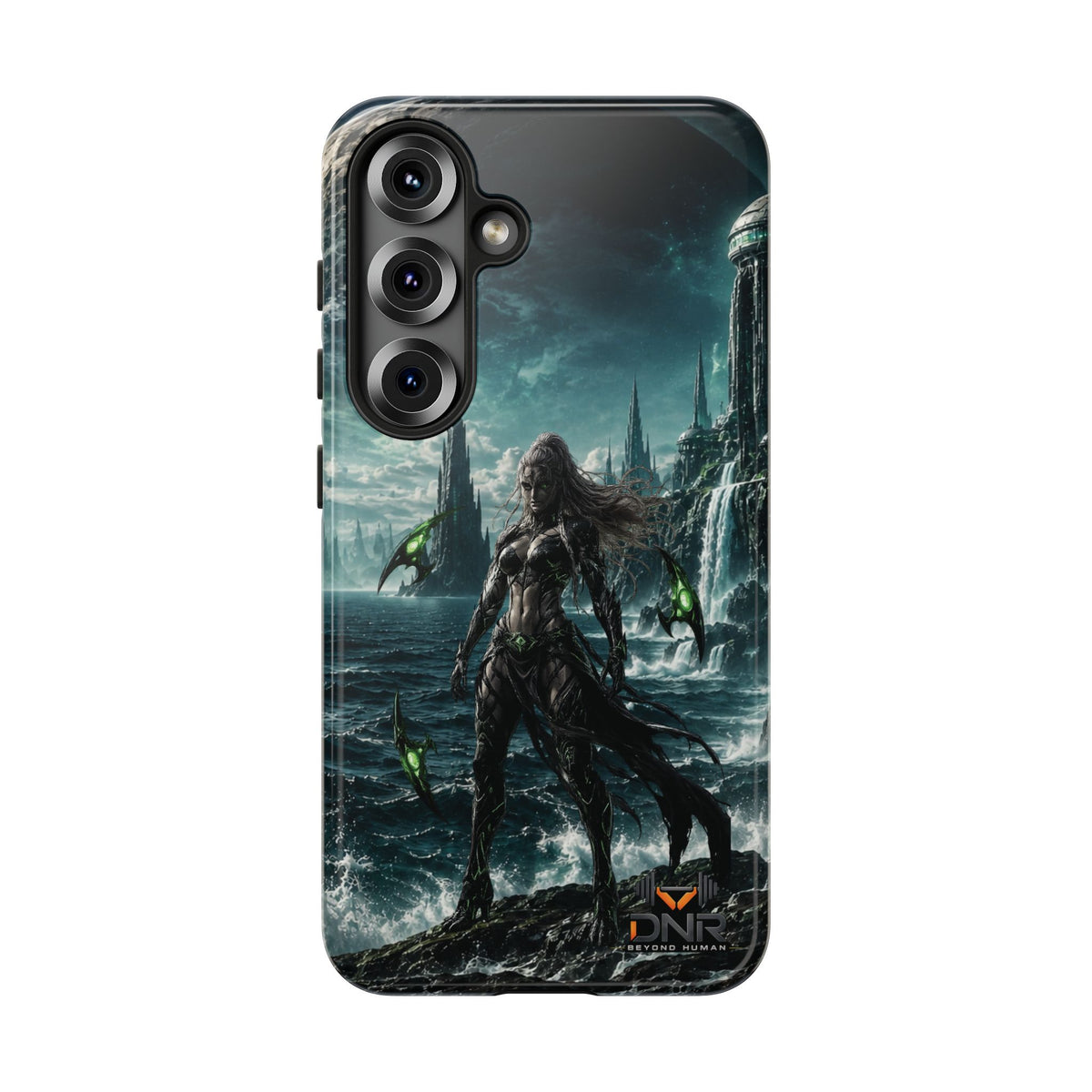 Siren of Nereus phone case | sci-fi ocean warrior armor art, Samsung case