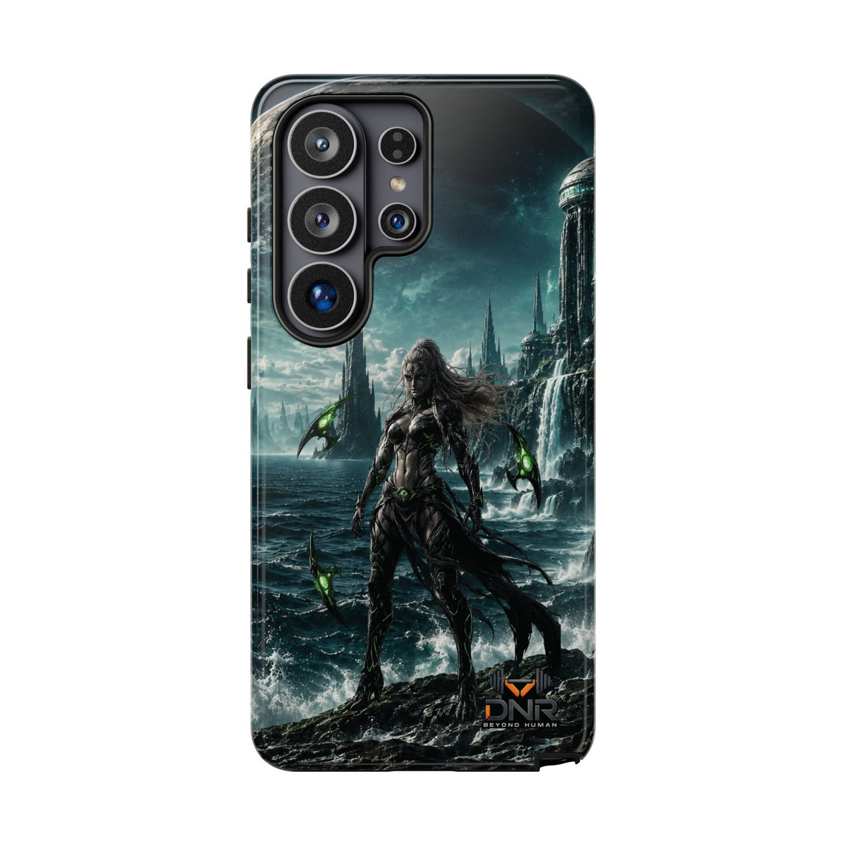 Siren of Nereus phone case | sci-fi ocean warrior armor art, Samsung case
