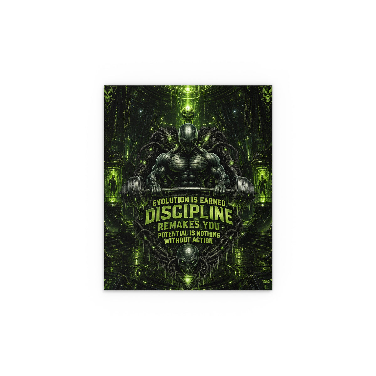 Motivational Gym Poster — The Abductor Silk Poster (Indoor/Outdoor)