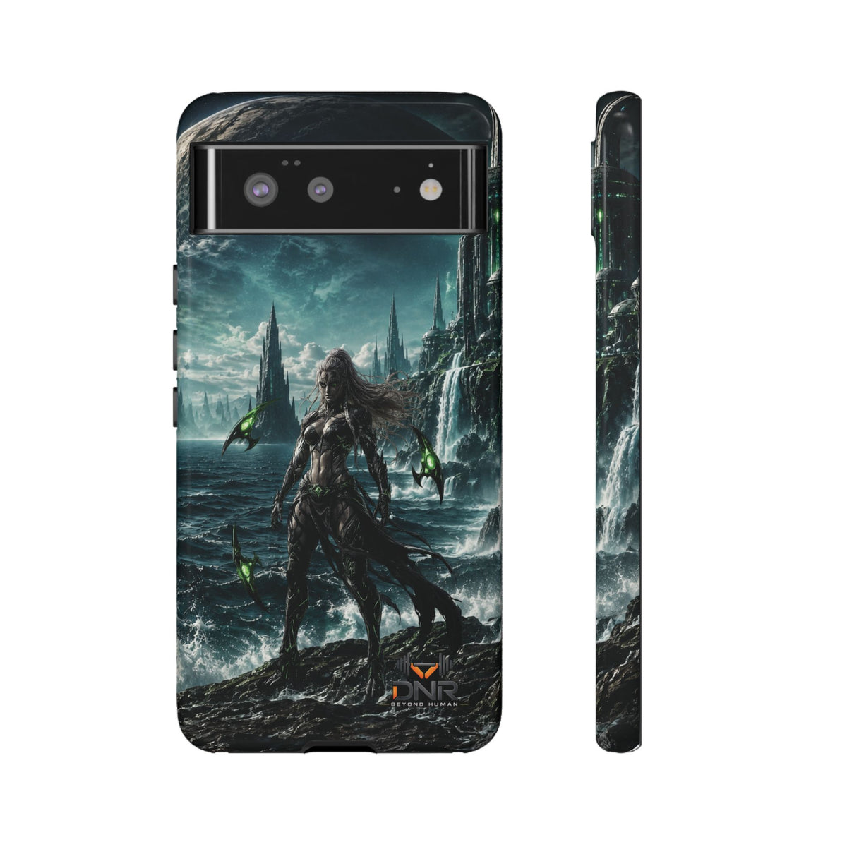 Siren of Nereus phone case | sci-fi ocean warrior armor art, google phones