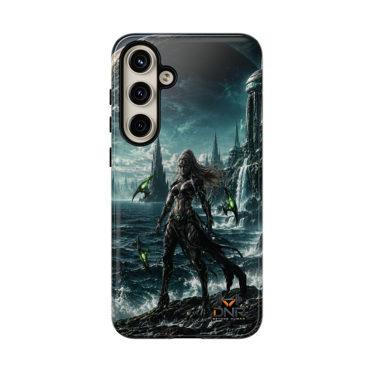 Siren of Nereus phone case | sci-fi ocean warrior armor art, Samsung case