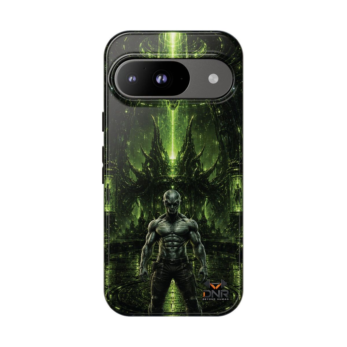 The Abductor Cyber Demon Warrior Tough Case | Sci‑Fi Gothic Phone Armor google phone cases
