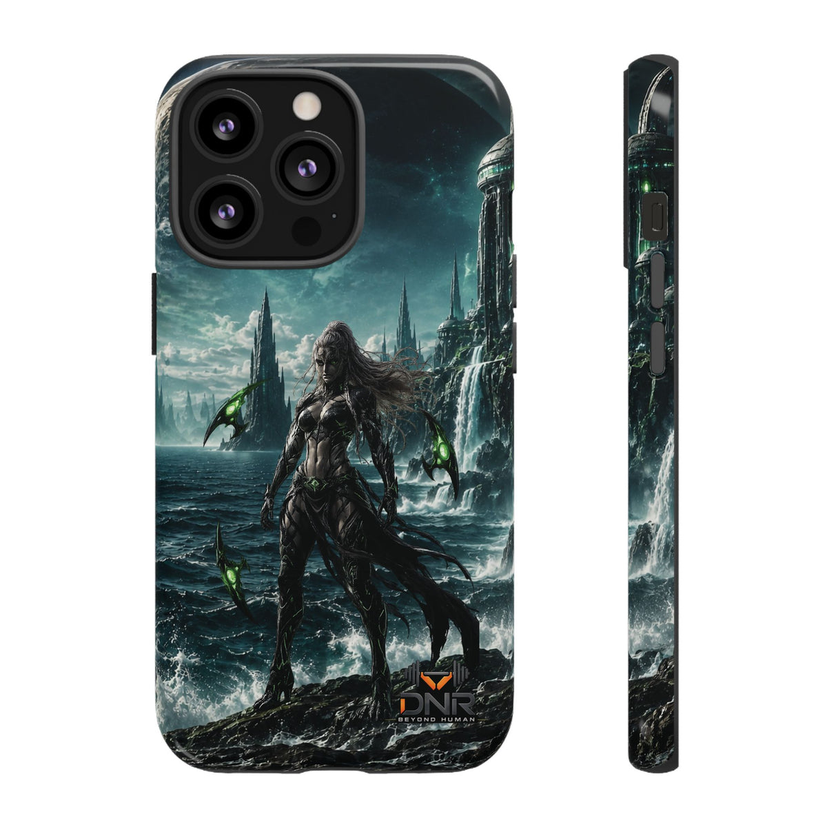 Siren of Nereus phone case | sci-fi ocean warrior armor art, iphone cases