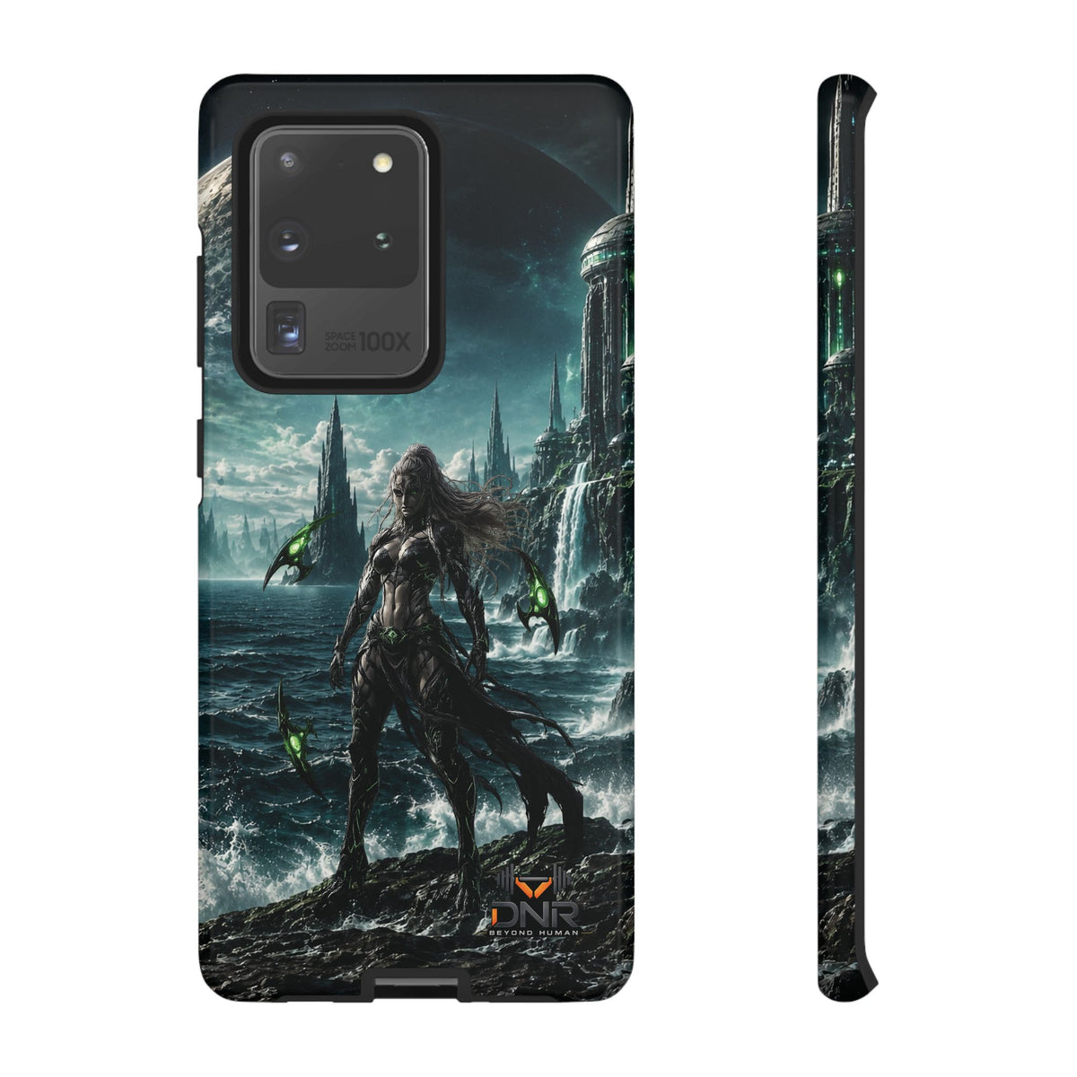 Siren of Nereus phone case | sci-fi ocean warrior armor art, Samsung case
