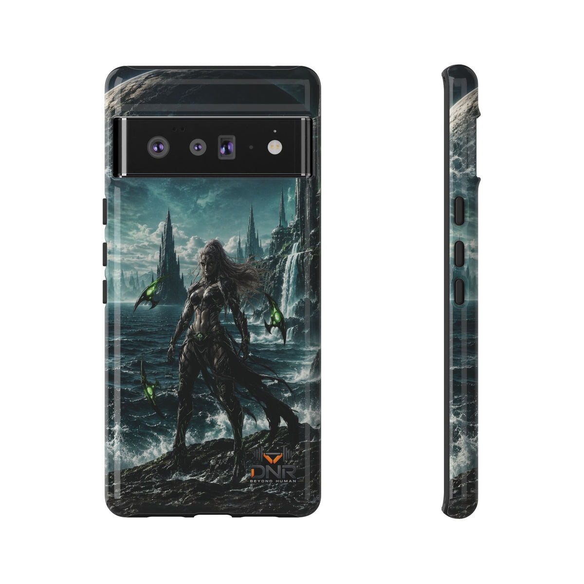 Siren of Nereus phone case | sci-fi ocean warrior armor art, google phones