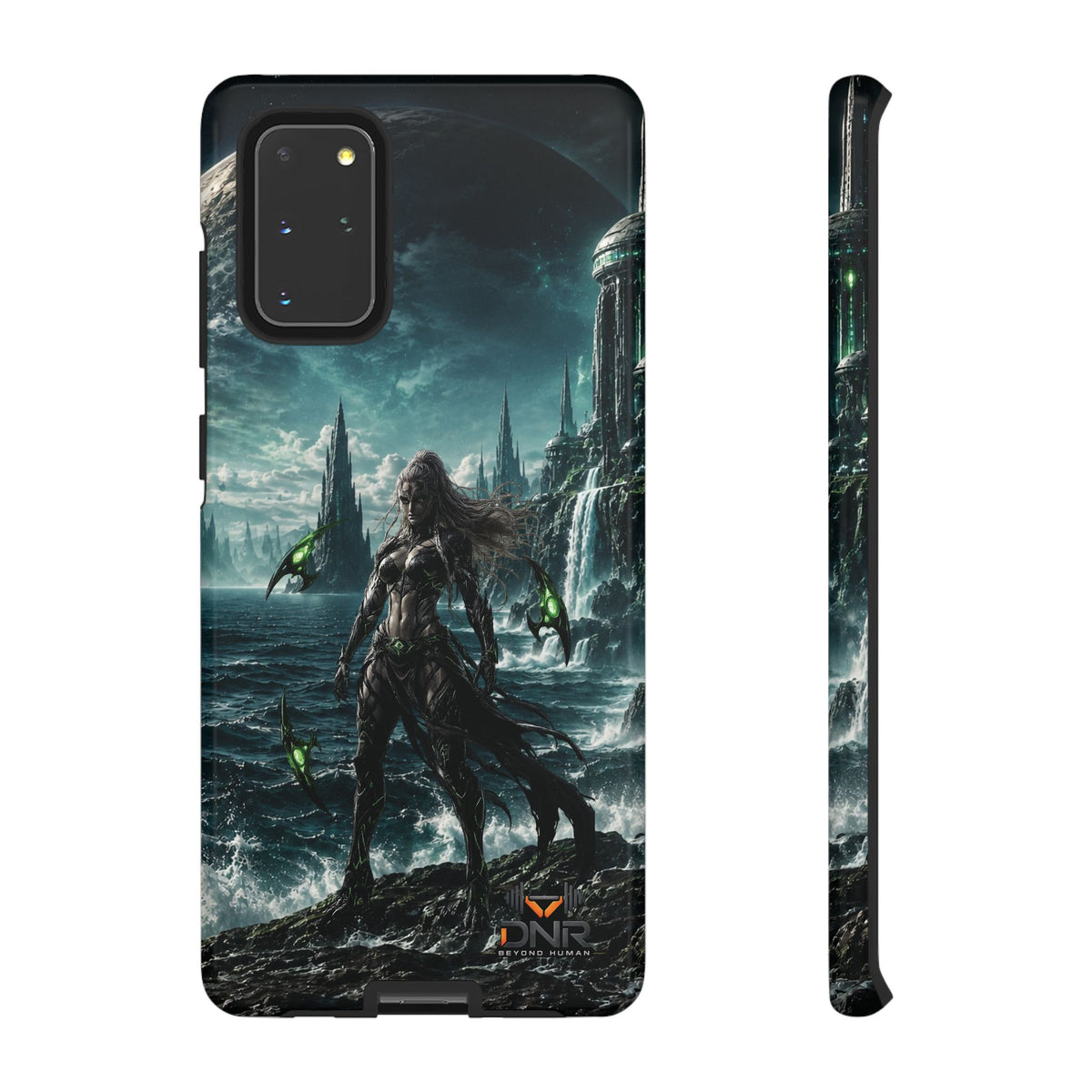 Siren of Nereus phone case | sci-fi ocean warrior armor art, Samsung case