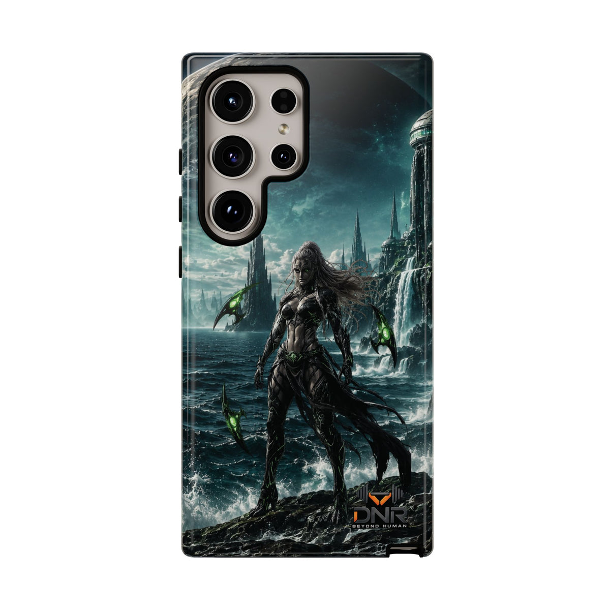 Siren of Nereus phone case | sci-fi ocean warrior armor art, Samsung case