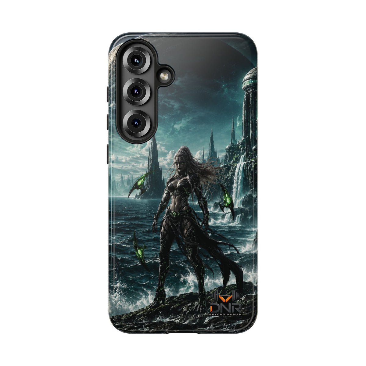 Siren of Nereus phone case | sci-fi ocean warrior armor art, Samsung case